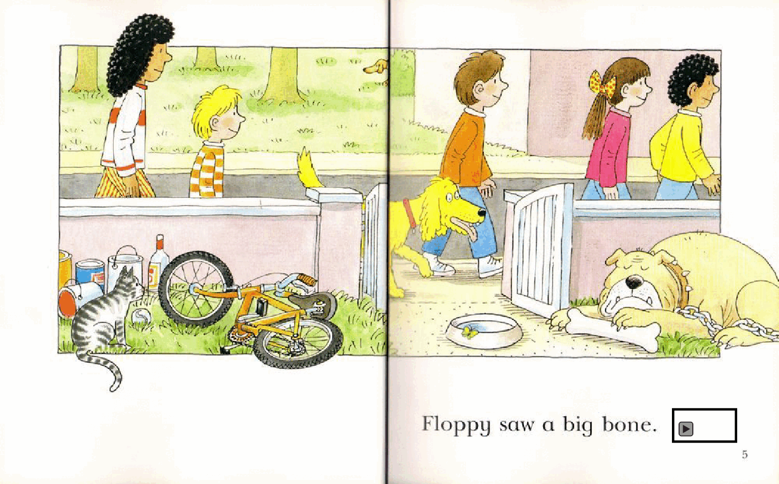 牛津阅读树在家读绘本系列2C Floppy and the Bone.pdf,第3页预览