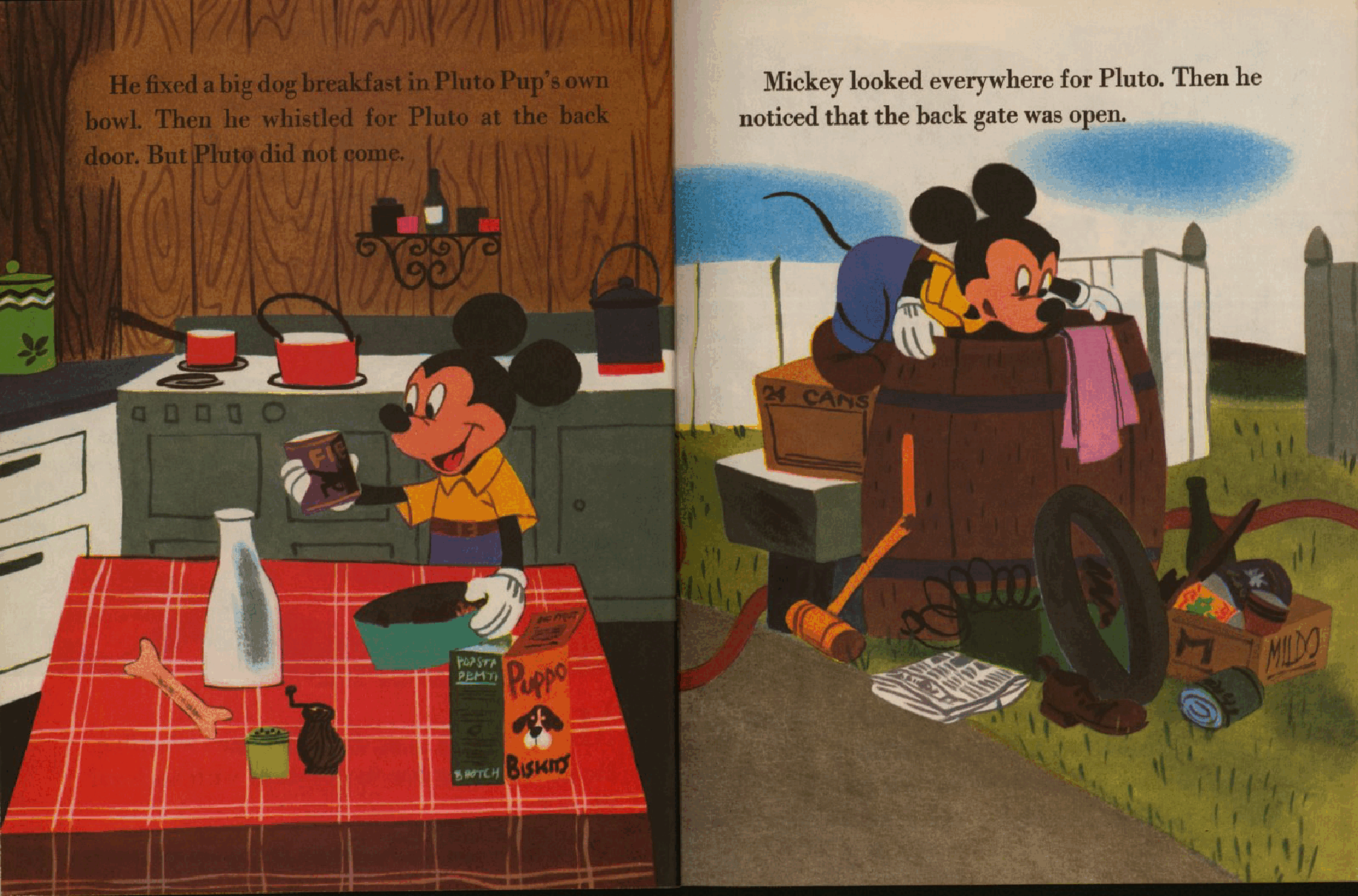 迪斯尼英文中级绘本Walt Disney_Mickey Mouse and Pluto Pup.pdf，第4页预览