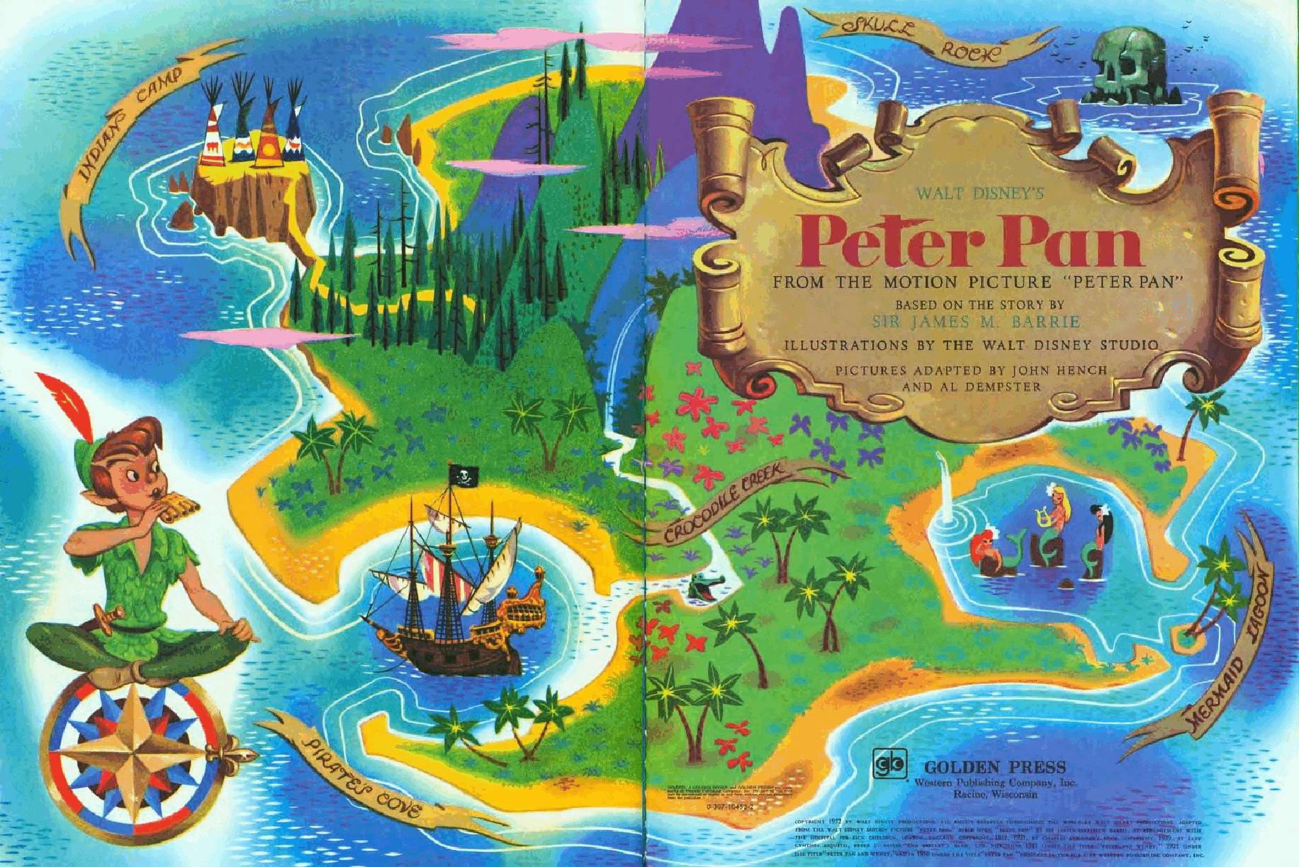 Walt Disney's Peter Pan (1952) (Golden Book) (goldengems).pdf,第2页预览