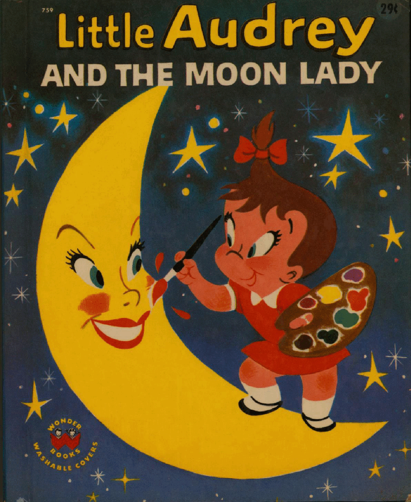 Wonder Book #0759 - Little Audrey and the Moon Lady (1960) (Freckled Derelict).pdf,第1页预览