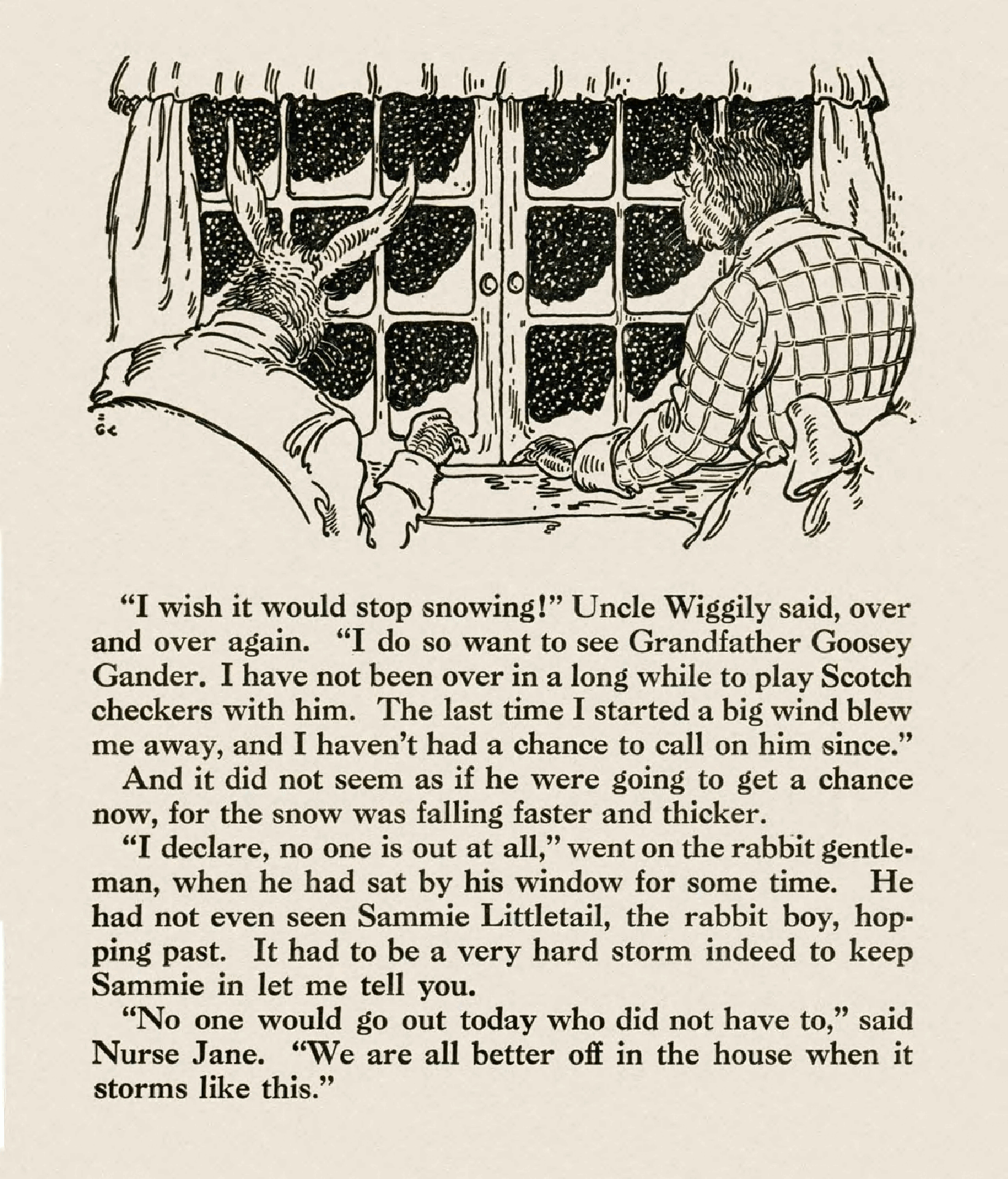 Uncle Wiggily and the Snow Plow (1939.Platt & Munk) - George Carlson art.pdf,第4页预览