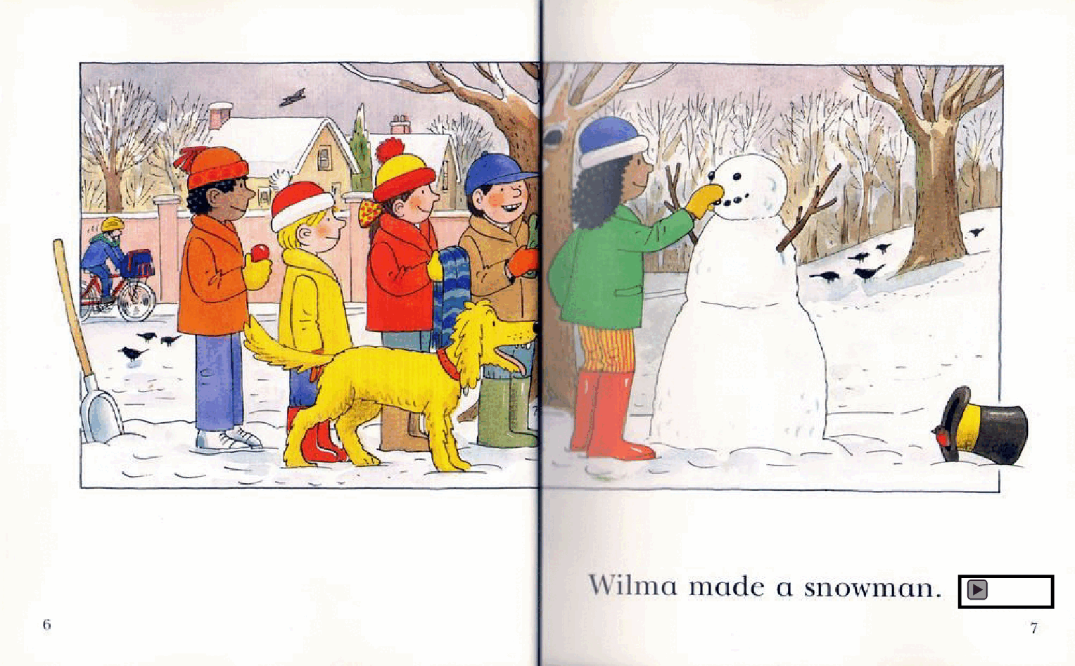 牛津阅读树在家读绘本系列1A The Snowman.pdf,第4页预览