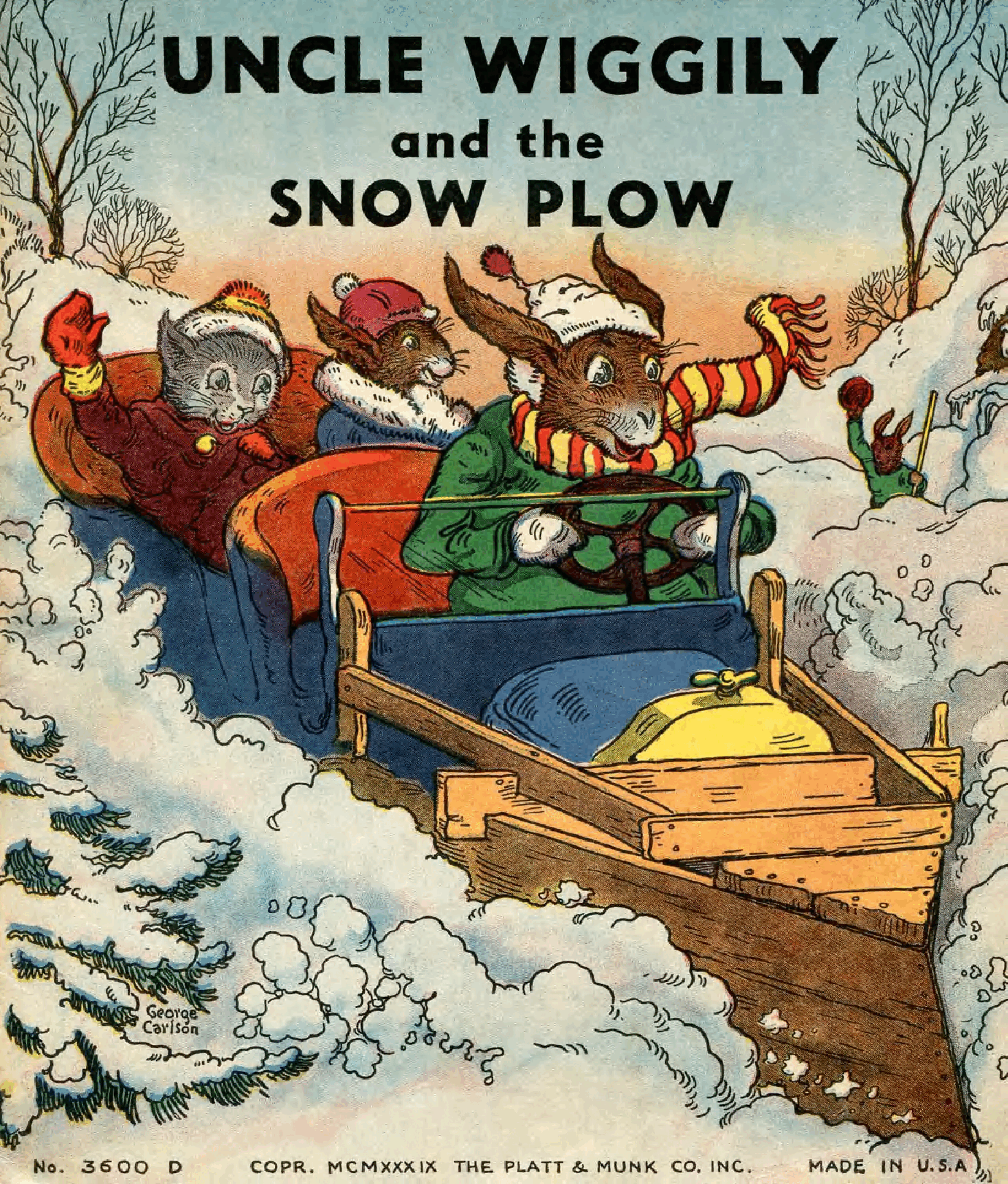 Uncle Wiggily and the Snow Plow (1939.Platt & Munk) - George Carlson art.pdf,第1页预览