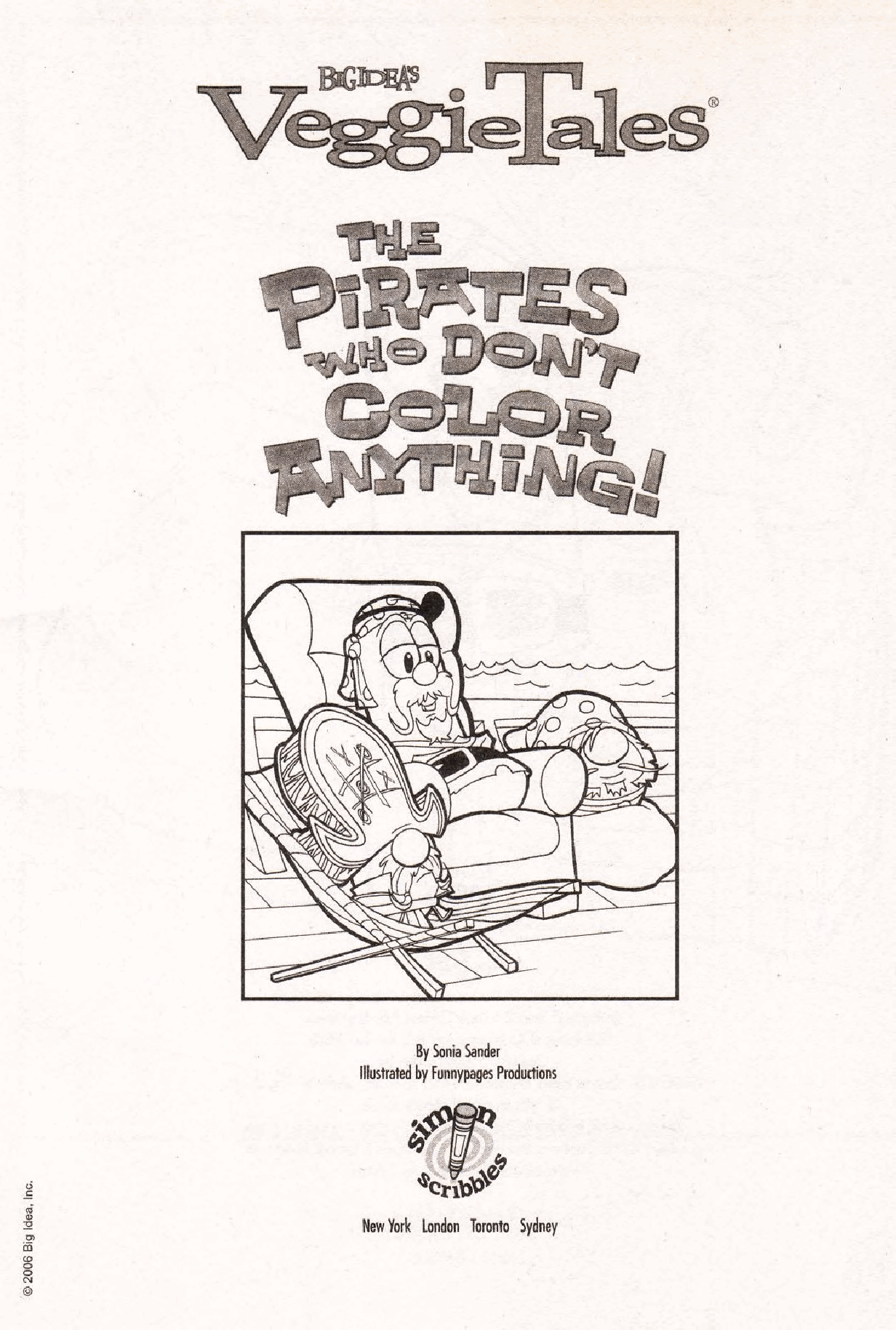 Veggie Tales - Pirates Who Don't Do Anything Coloring Book (2006).pdf,第3页预览