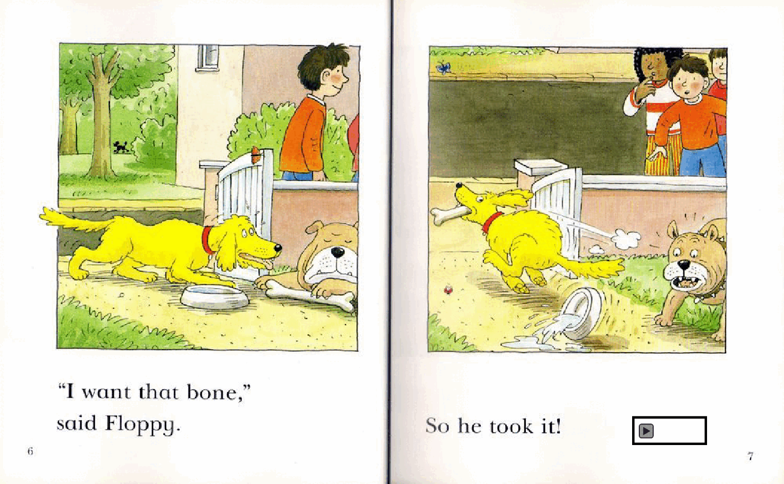 牛津阅读树在家读绘本系列2C Floppy and the Bone.pdf,第4页预览