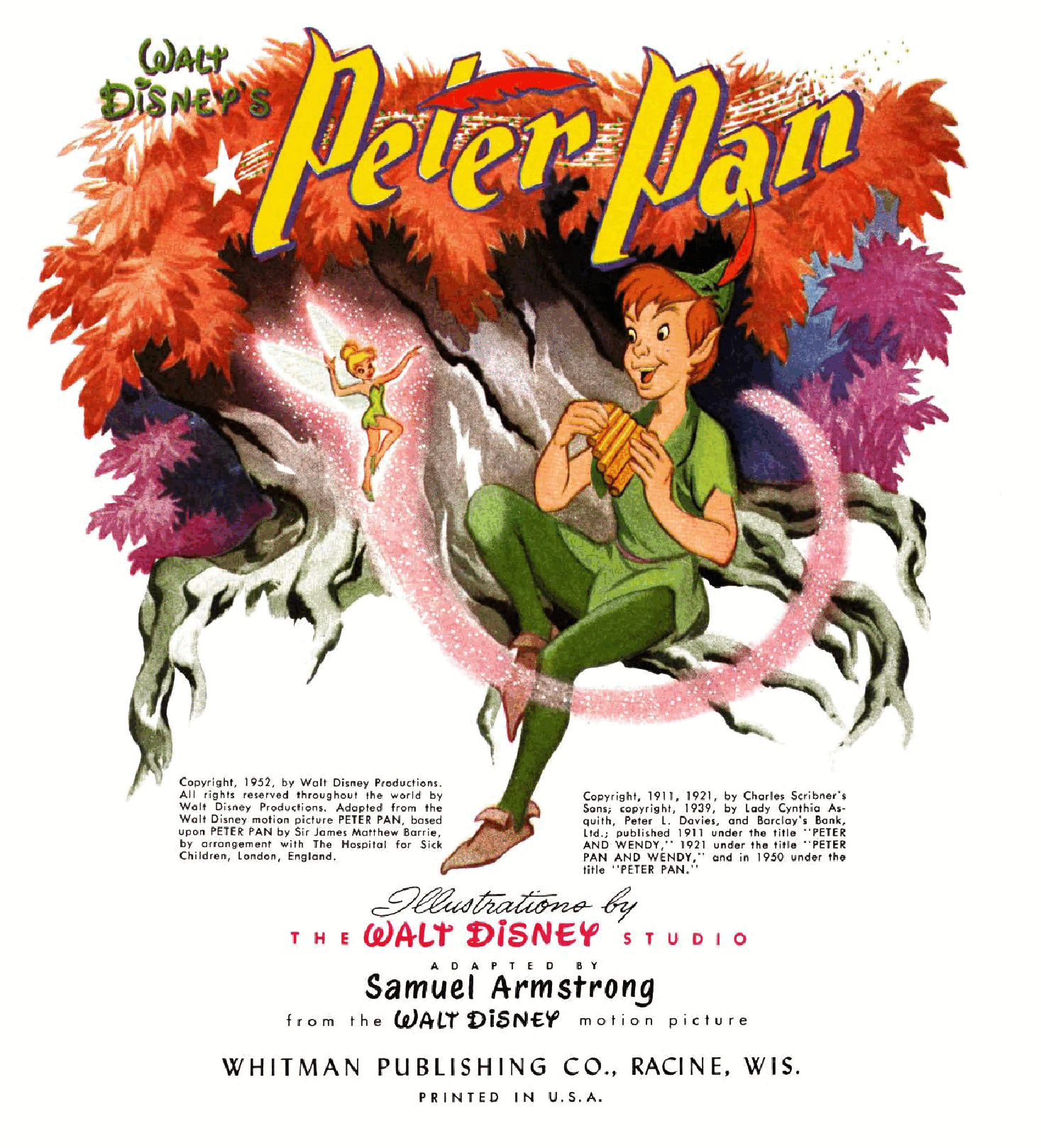 Walt Disney's Peter Pan.1952.Whitman.c2c.GETFREEDREGS.pdf,第3页预览
