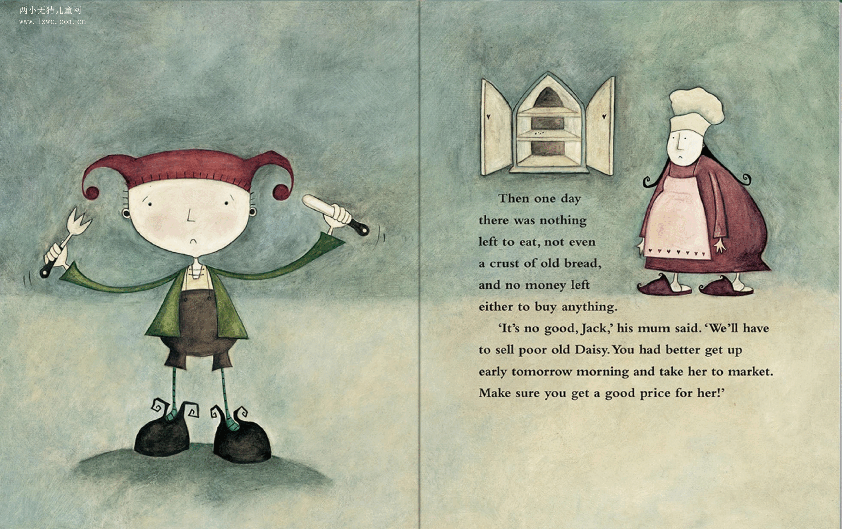 英国光脚丫童书社绘本Jack and the Beanstalk.pdf，第4页预览