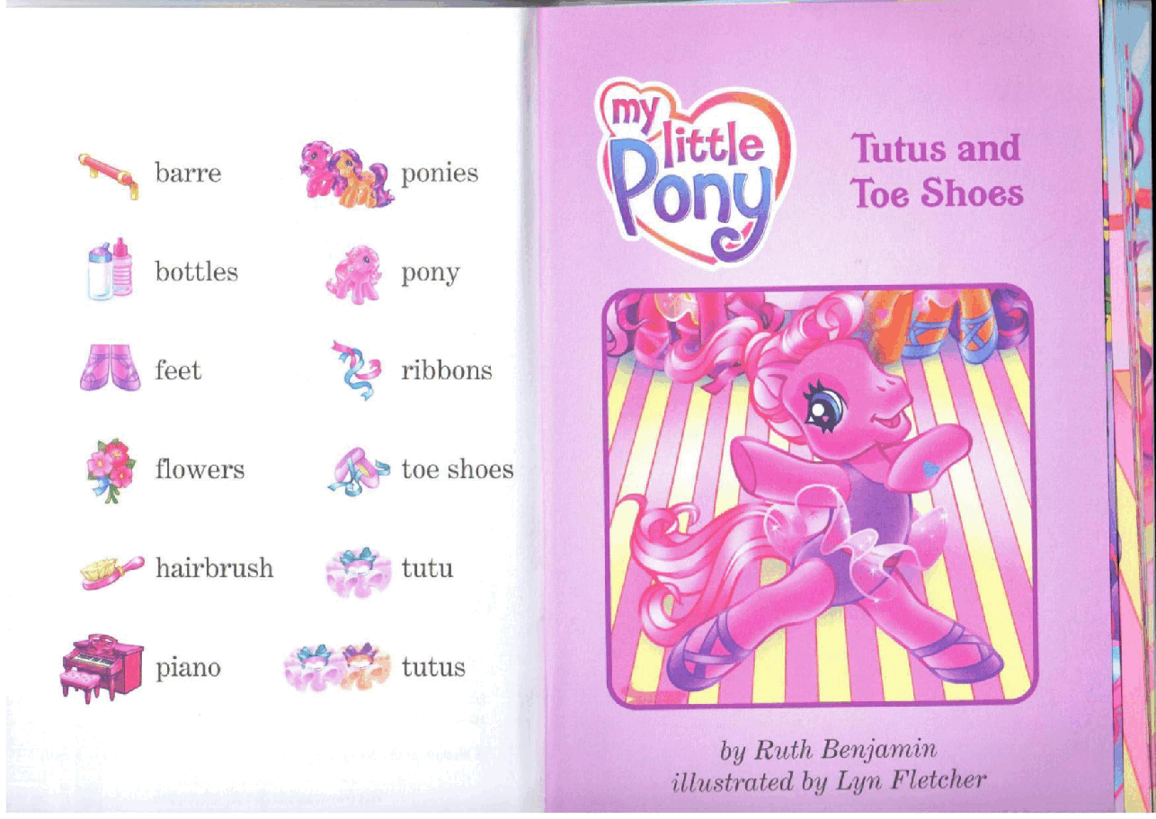 小马宝莉绘本my little pony - tutus and toe shoes.pdf,第2页预览