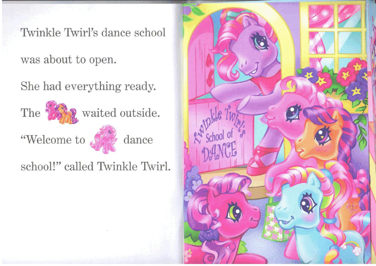 小马宝莉绘本my little pony - tutus and toe shoes.pdf,第3页预览