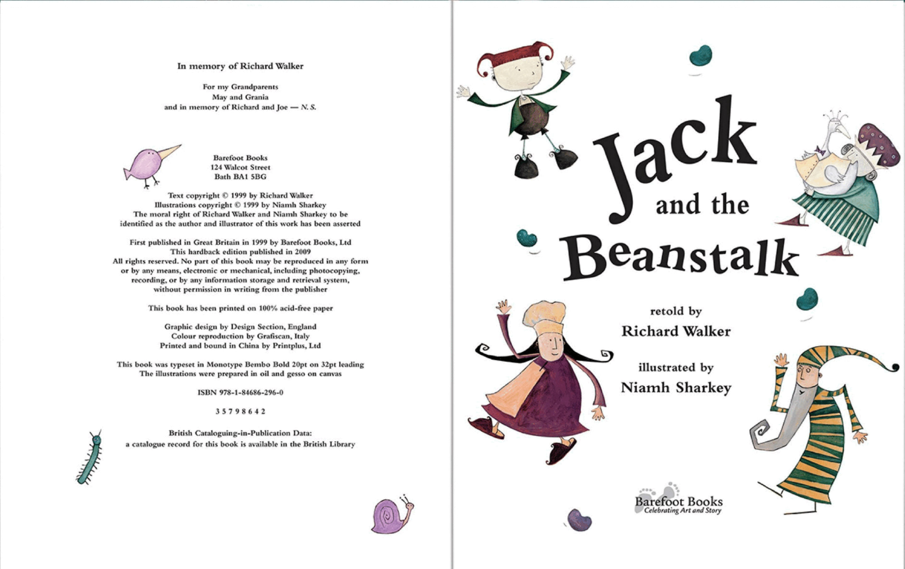 英国光脚丫童书社绘本Jack and the Beanstalk.pdf，第2页预览