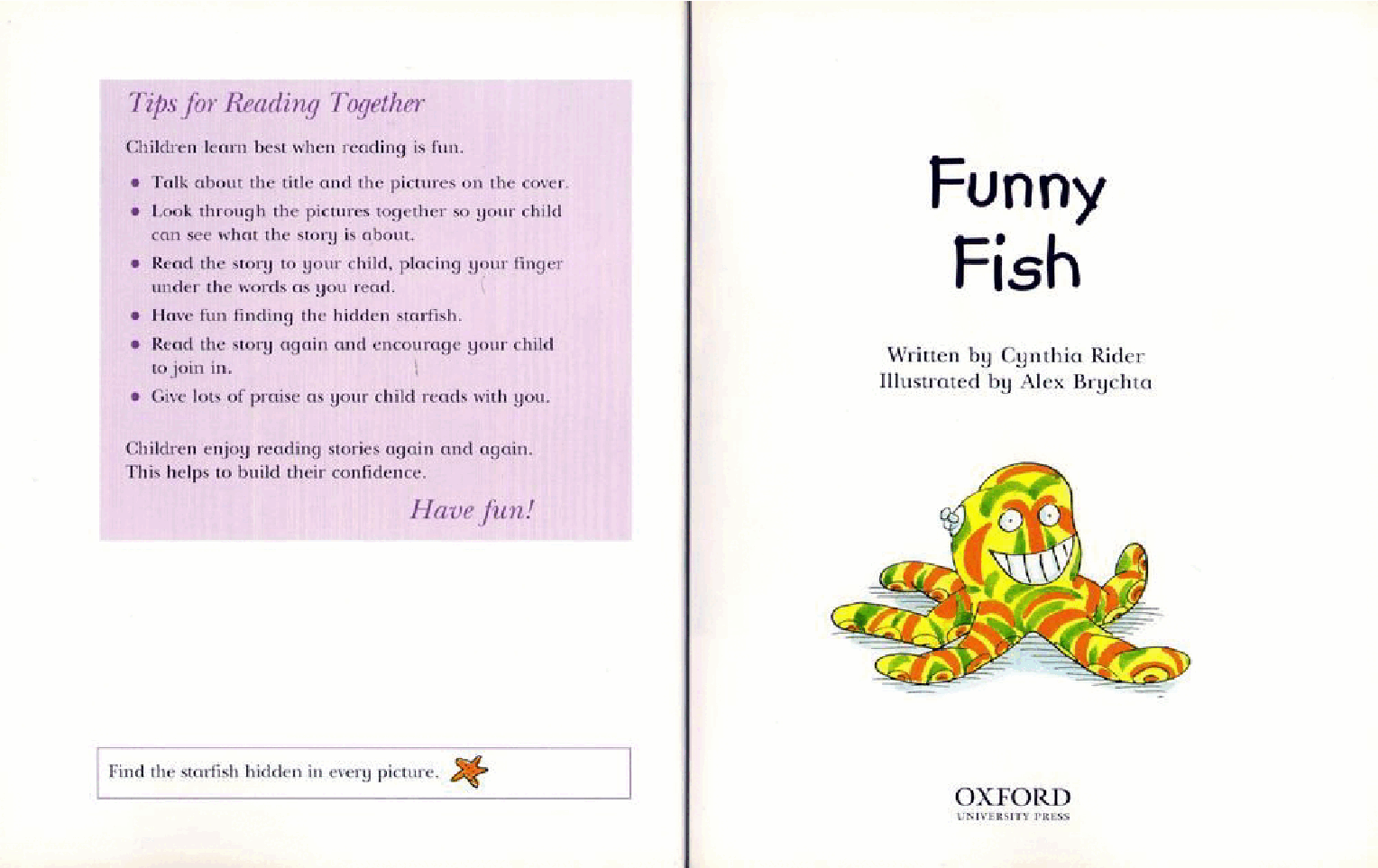 牛津阅读树在家读绘本系列1A Funny Fish.pdf,第2页预览