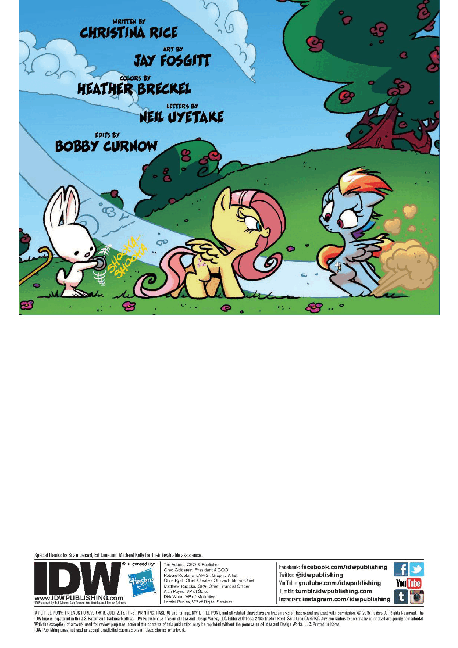 小马宝莉绘本11 Friends Forever Rainbow Dash & Fluttershy.pdf，第2页预览