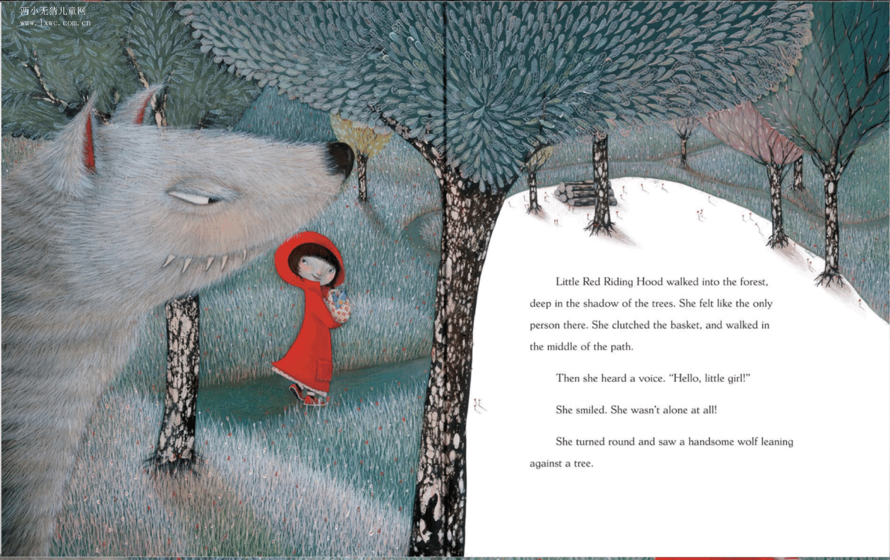 英国光脚丫童书社绘本Little Red Riding Hood.pdf,第4页预览