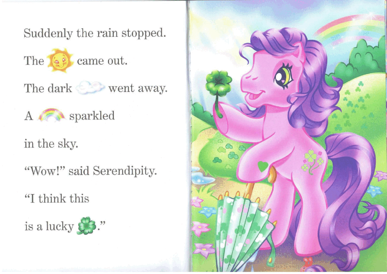 小马宝莉绘本my little pony - very lucky ponies.pdf，第4页预览