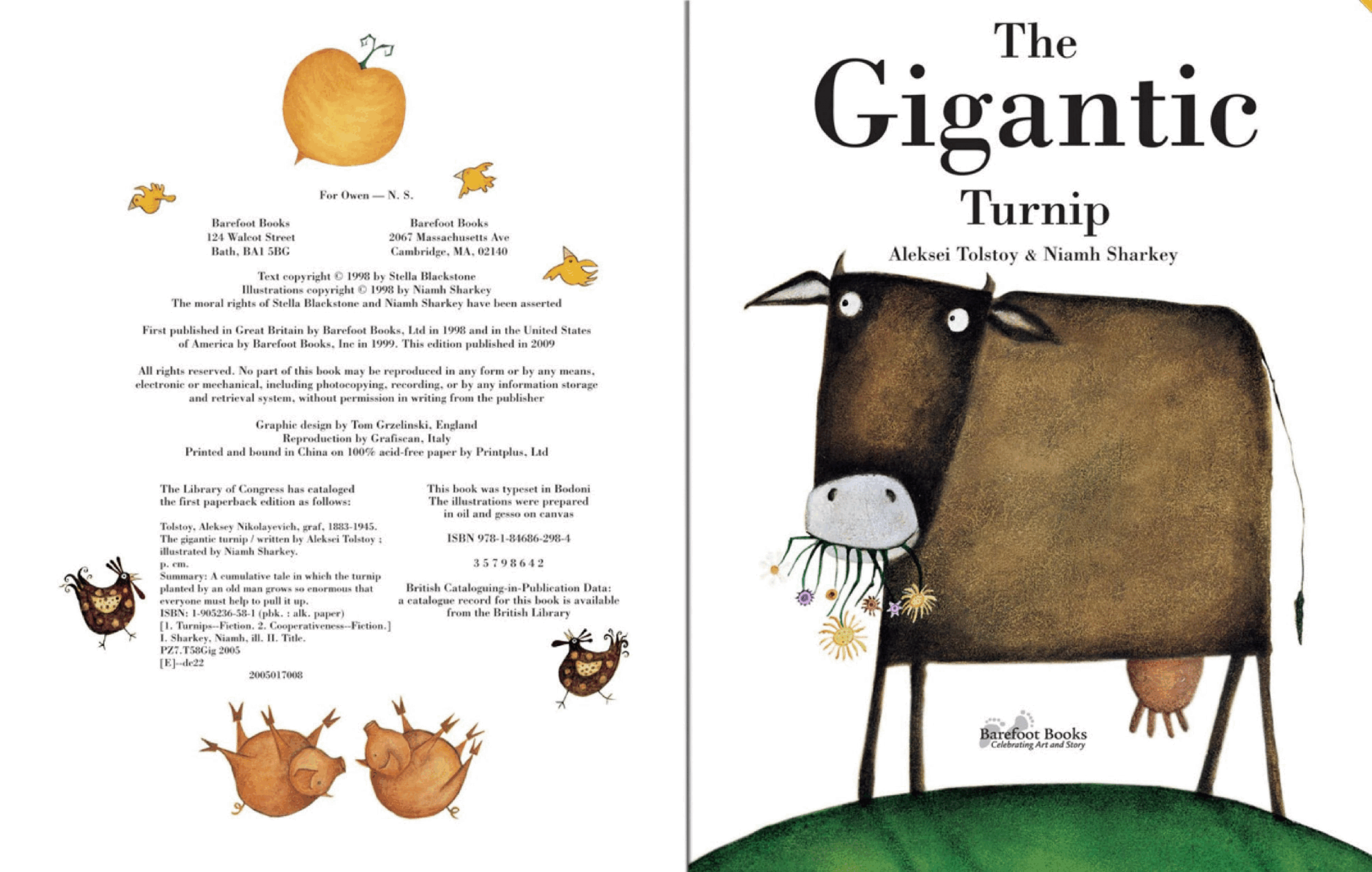 英国光脚丫童书社绘本The gigantic turnip.pdf,第2页预览