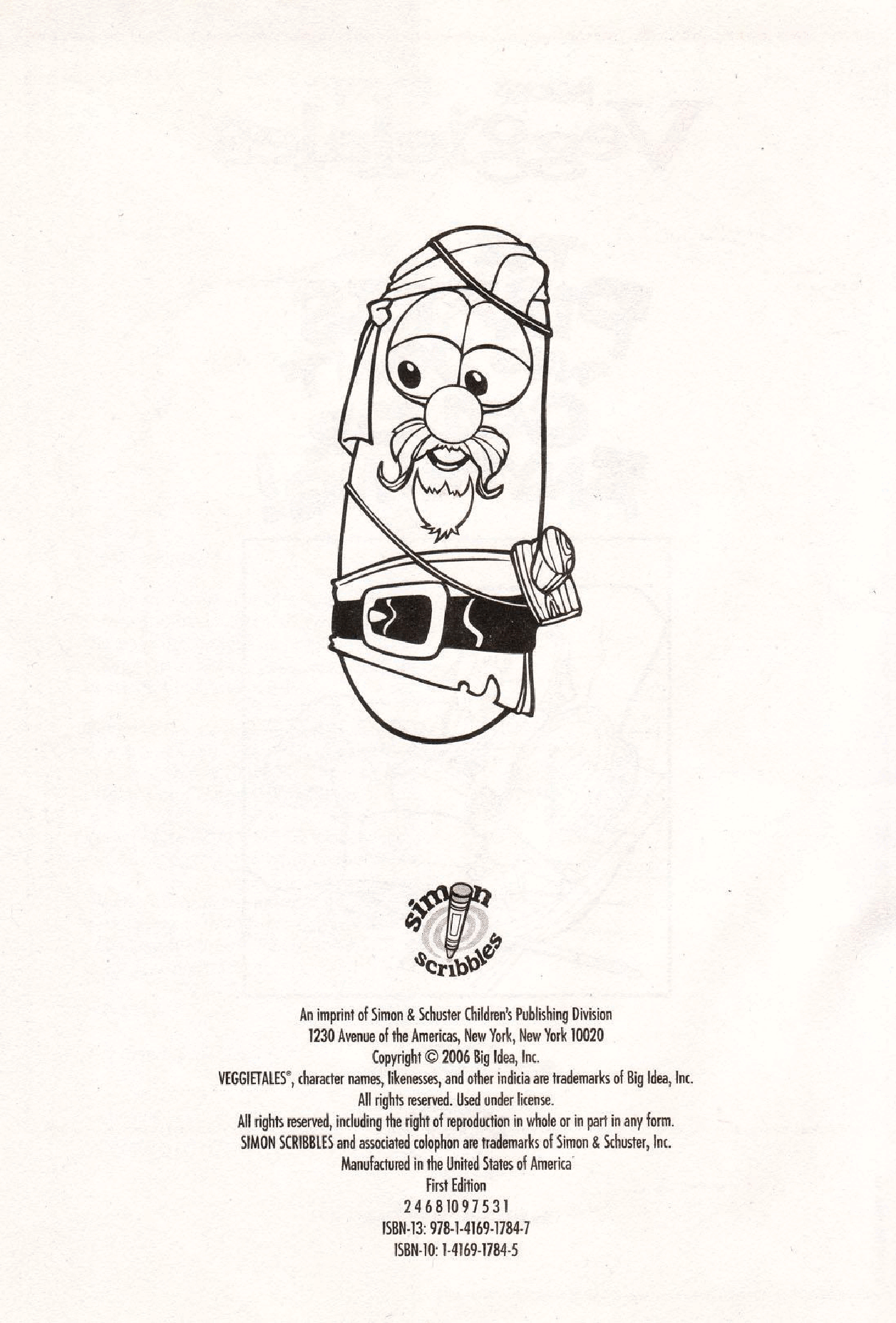 Veggie Tales - Pirates Who Don't Do Anything Coloring Book (2006).pdf,第4页预览