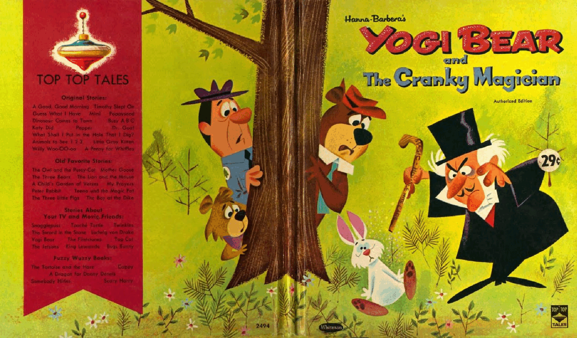 Top-Top Tales 2494 - Hanna-Barbera's Yogi Bear and the Cranky Magician (1963) (goldengems).pdf，第1页预览