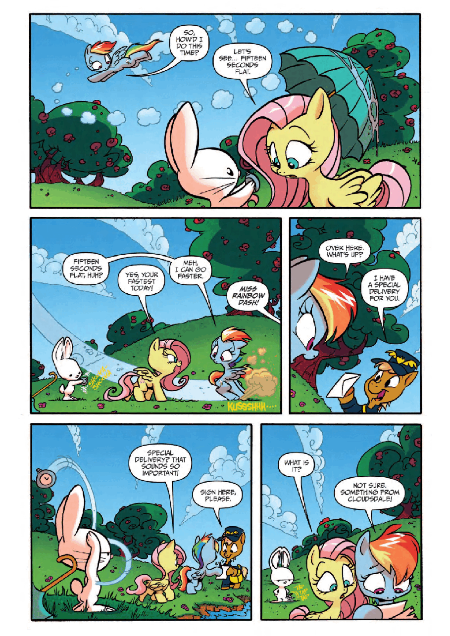 小马宝莉绘本11 Friends Forever Rainbow Dash & Fluttershy.pdf，第4页预览