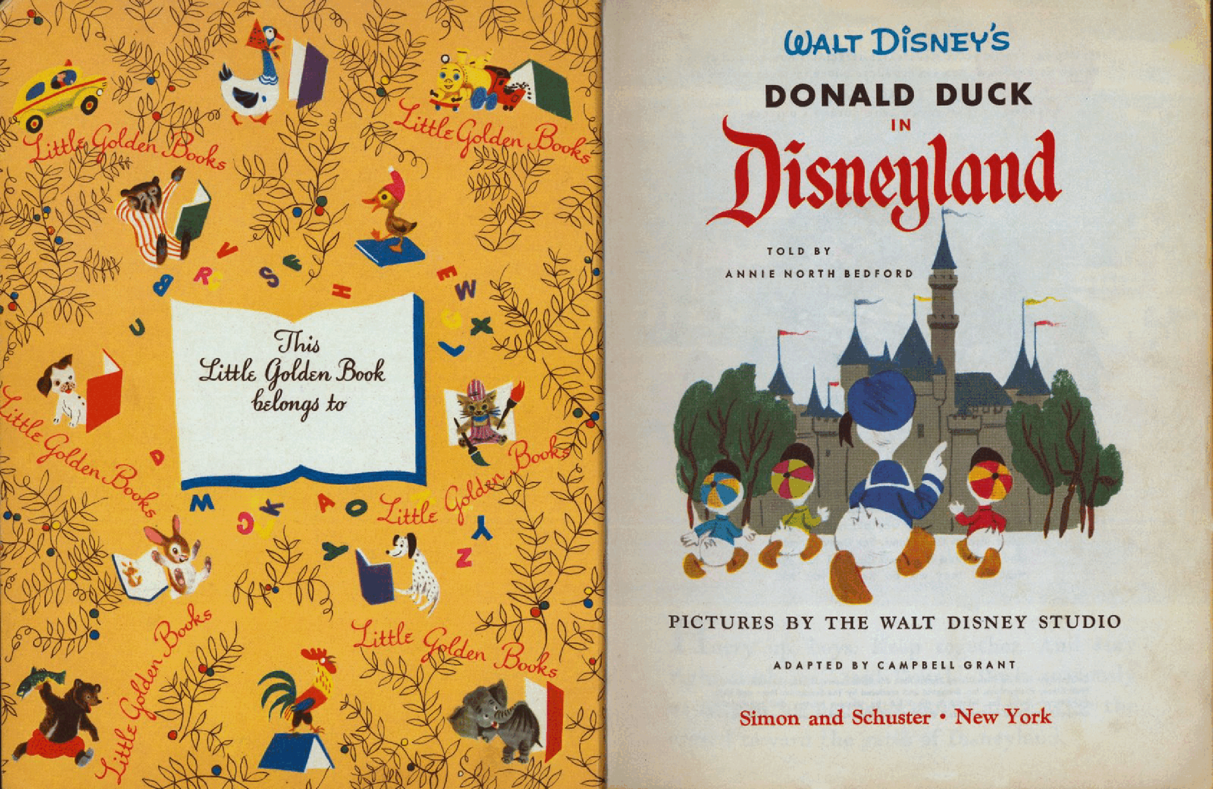 迪斯尼英文中级绘本Walt Disney_Donald Duck in Disneyland.pdf,第2页预览
