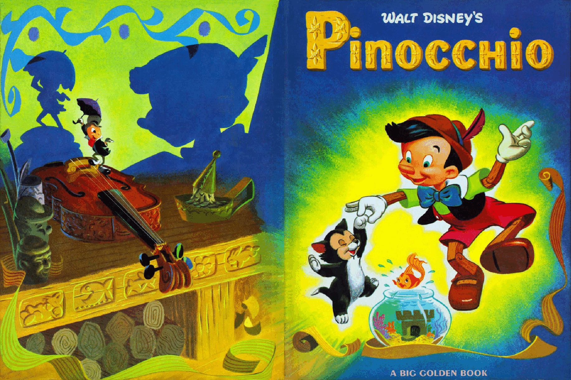 迪斯尼英文中级绘本Walt Disney_Pinocchio .pdf,第1页预览