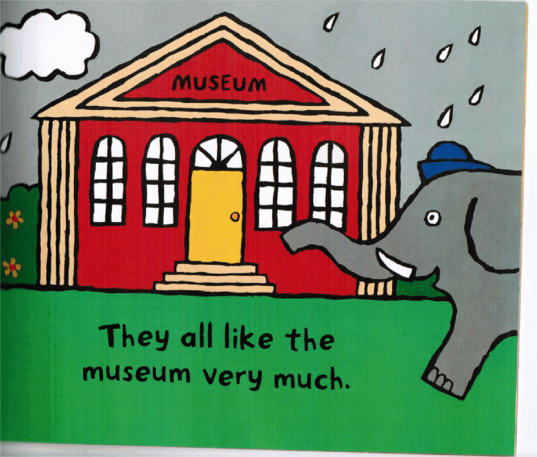 小鼠波波系列绘本Maisy_Goes_to_the_Museum.pdf，第4页预览
