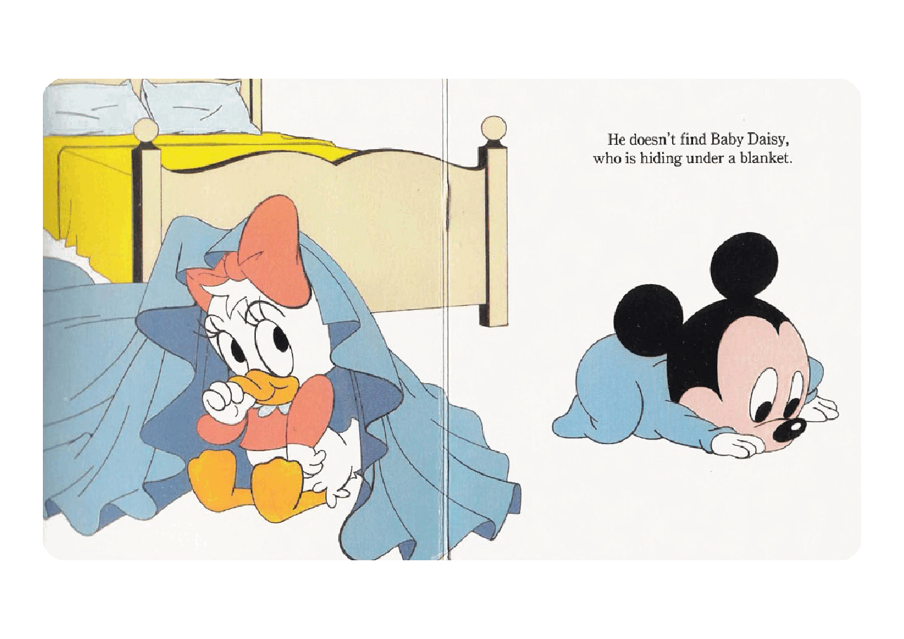迪斯尼启蒙认知系列7册baby mickey plays hide-and-seek.pdf,第4页预览