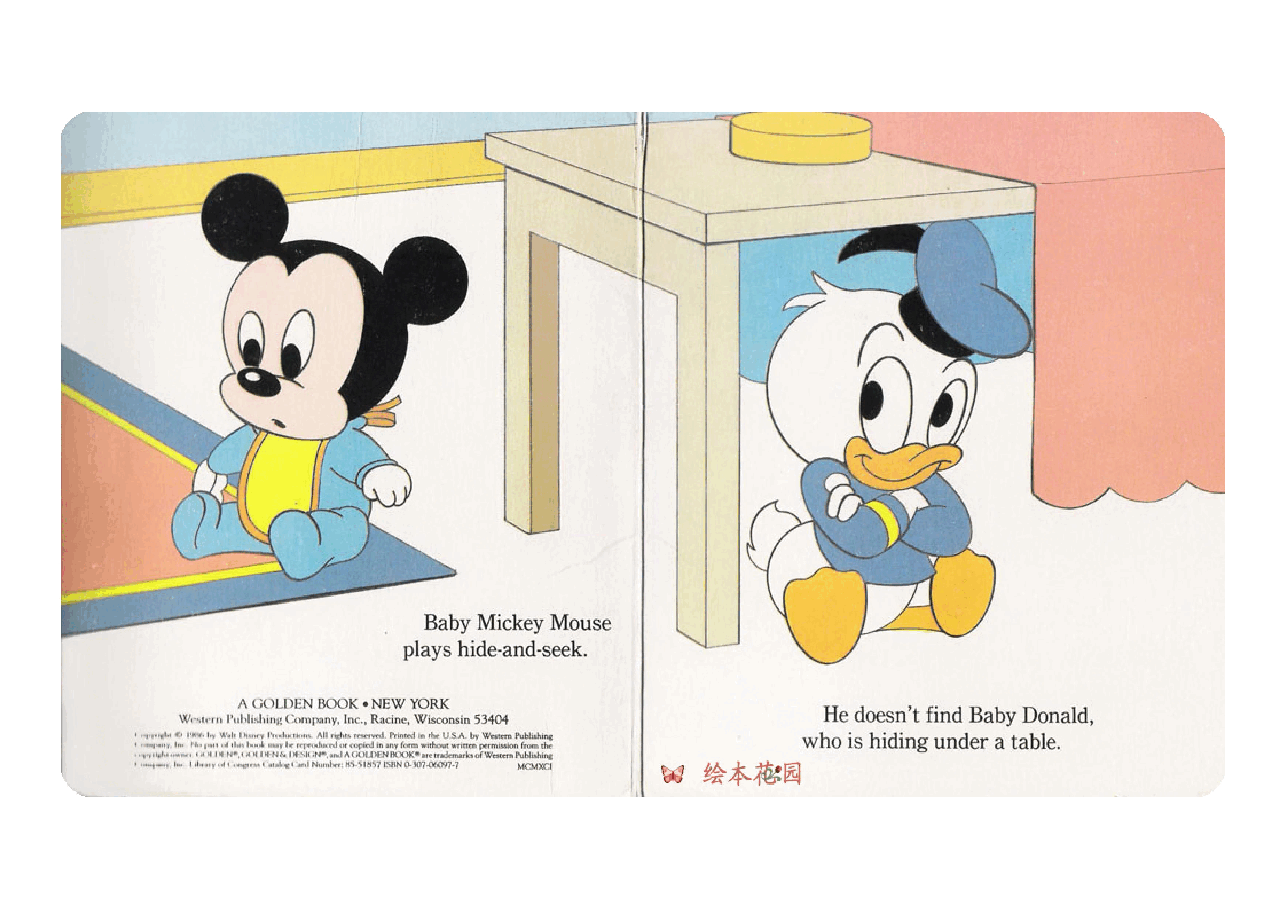 迪斯尼启蒙认知系列7册baby mickey plays hide-and-seek.pdf,第2页预览