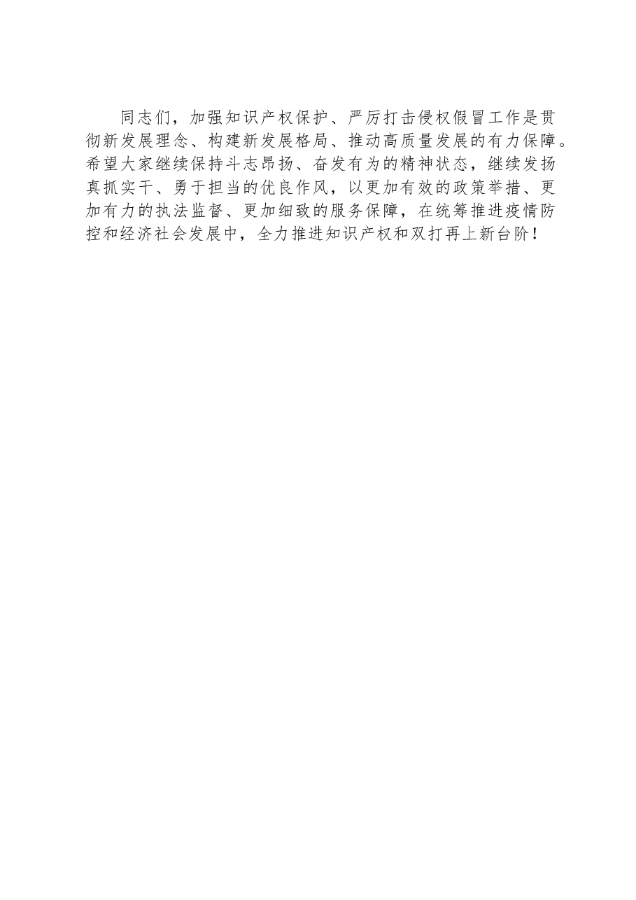 在2023年区知识产权联席会议上的讲话.docx，第4页预览