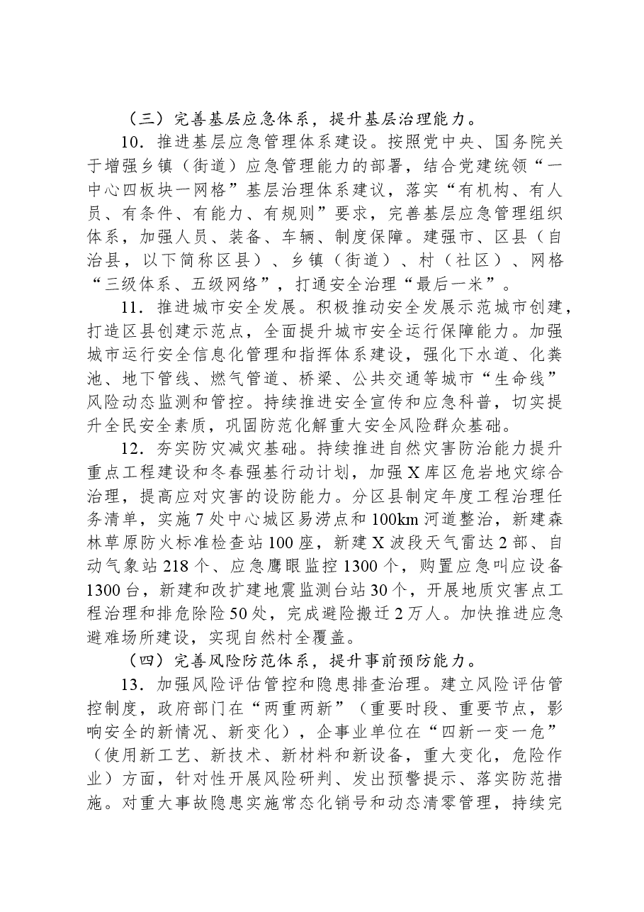 2024年某市安全生产与防灾减灾救灾工作要点.docx，第4页预览