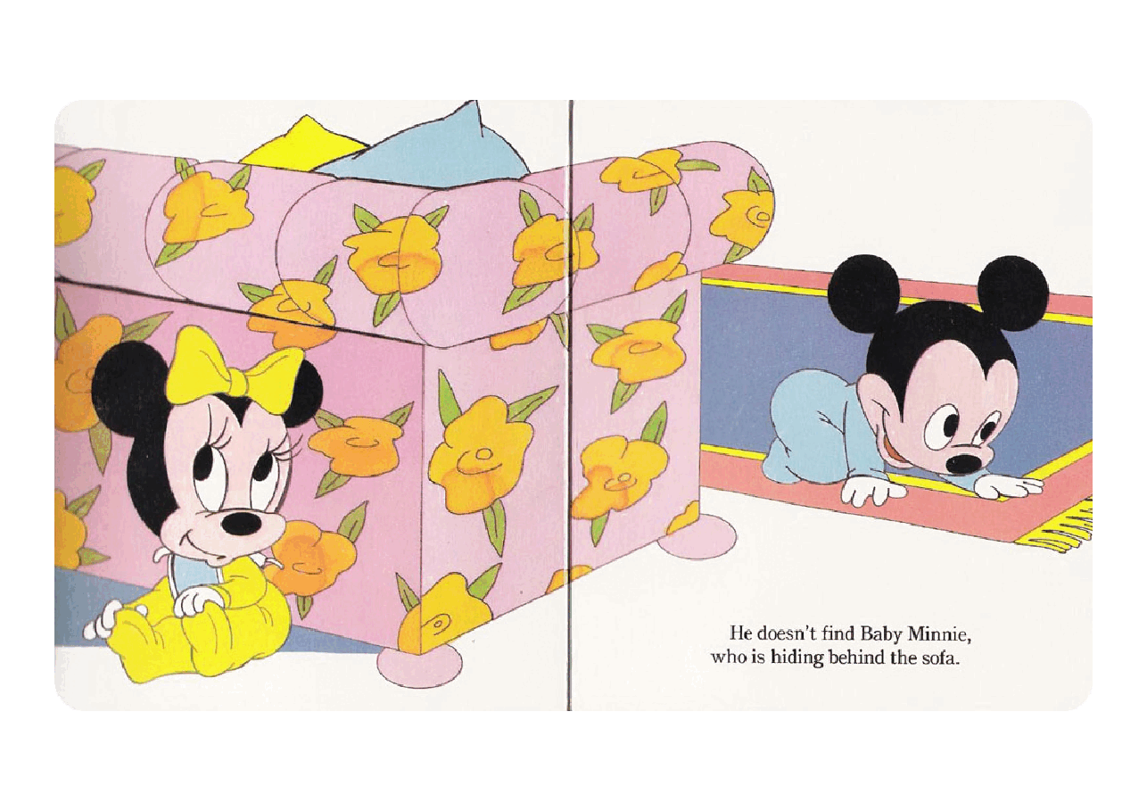 迪斯尼启蒙认知系列7册baby mickey plays hide-and-seek.pdf,第3页预览