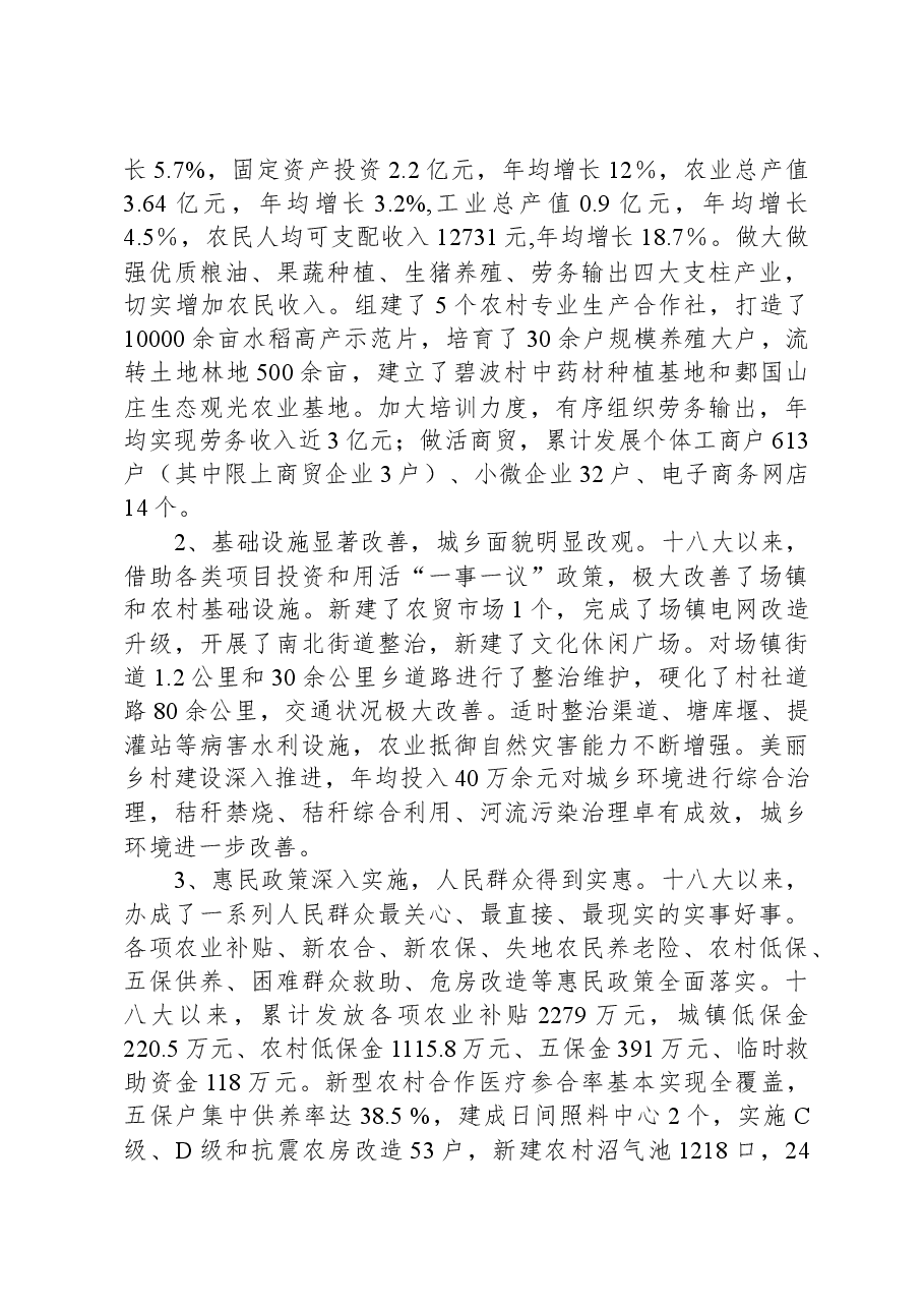 镇党委自查报告.docx，第3页预览