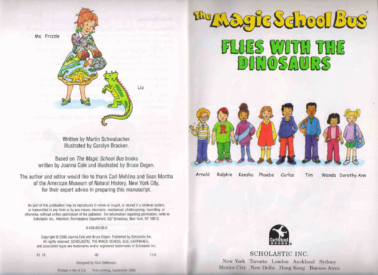 神奇校车绘本系列flies_with_the_dinosaurs.pdf,第2页预览