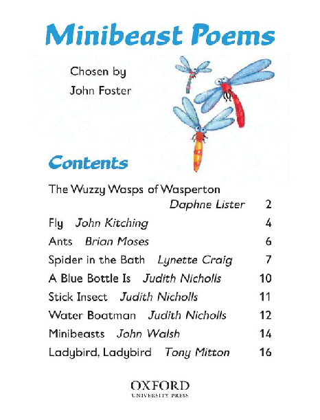 牛津阅读树的glow-worms_poetry系列2-5Minibeast_Poems.pdf,第3页预览