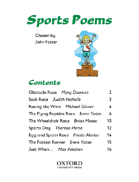 牛津阅读树的glow-worms_poetry系列Sports poems(ORT stage11).pdf，第3页预览