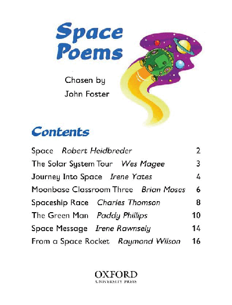 牛津阅读树的glow-worms_poetry系列2-10Space_Poems.pdf,第3页预览