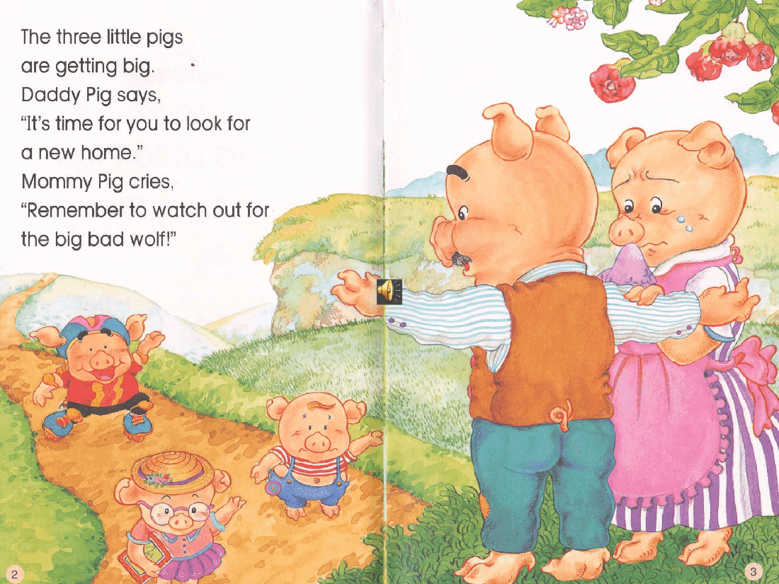 1-5-The Three Little Pig.pptx,第2页预览
