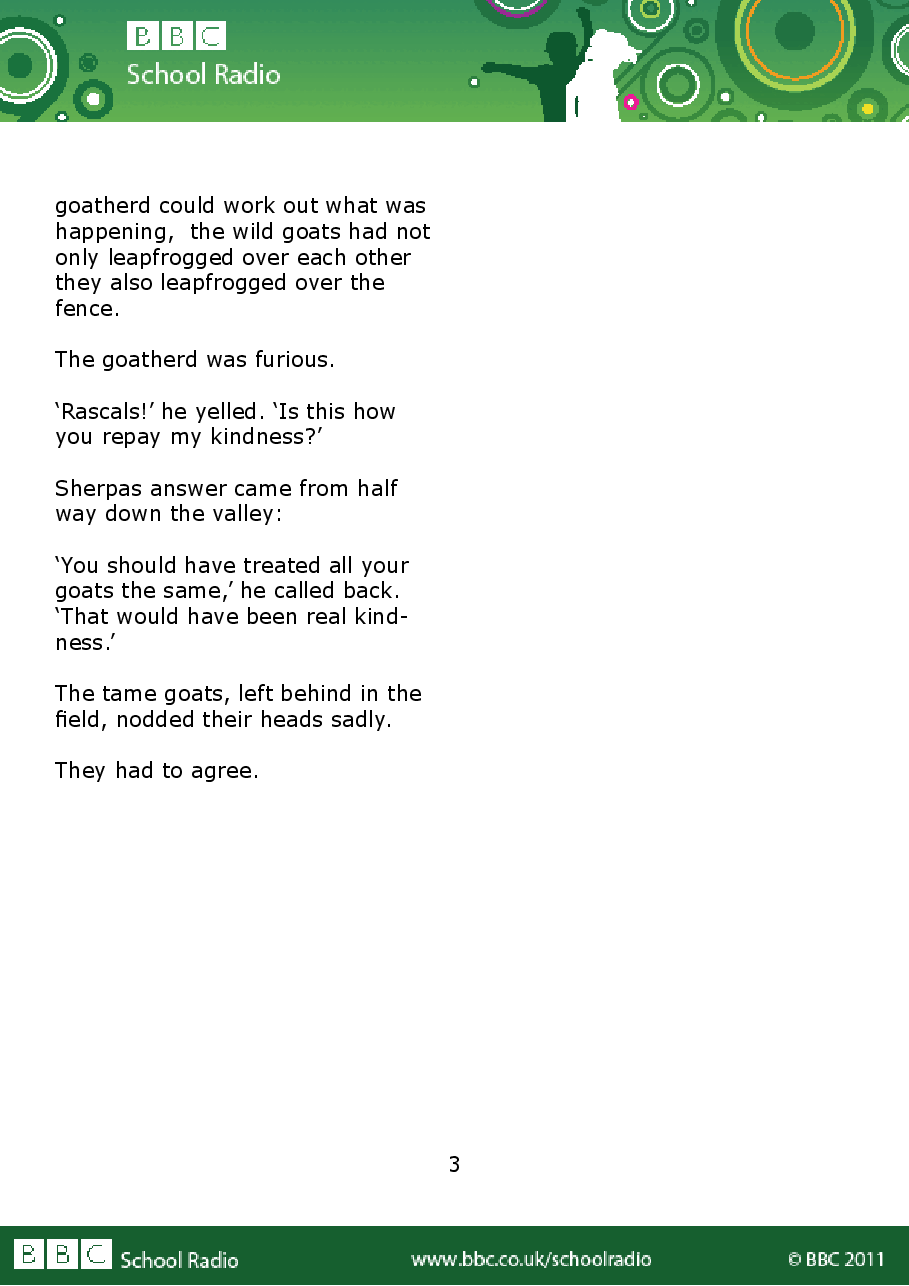 Aesop BBC的伊索寓言40故事29 the_goatherd_and_the_wild_goats.pdf,第3页预览
