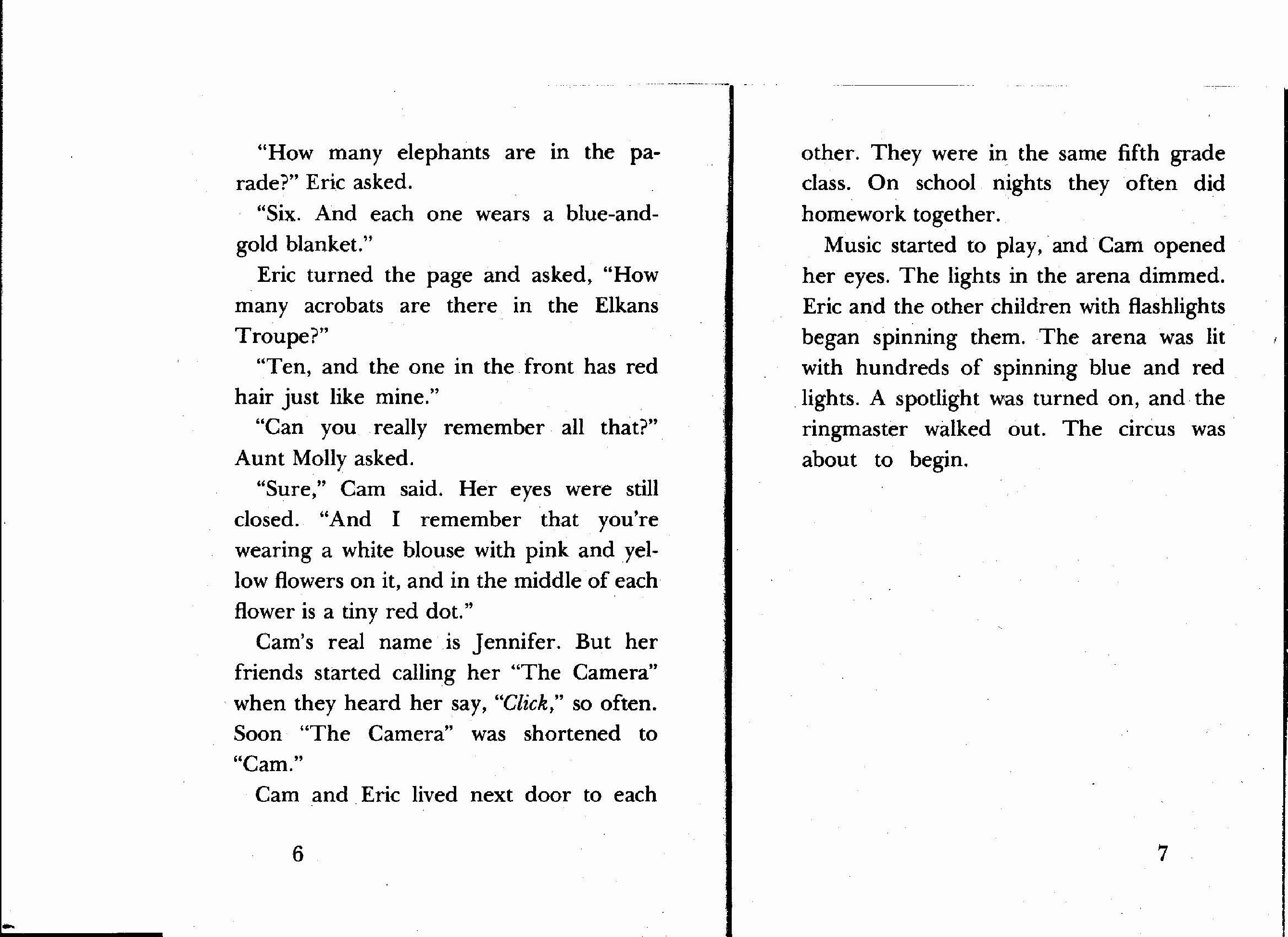 初级桥梁书英文绘本The Mystery of the Circus Clown.pdf，第4页预览