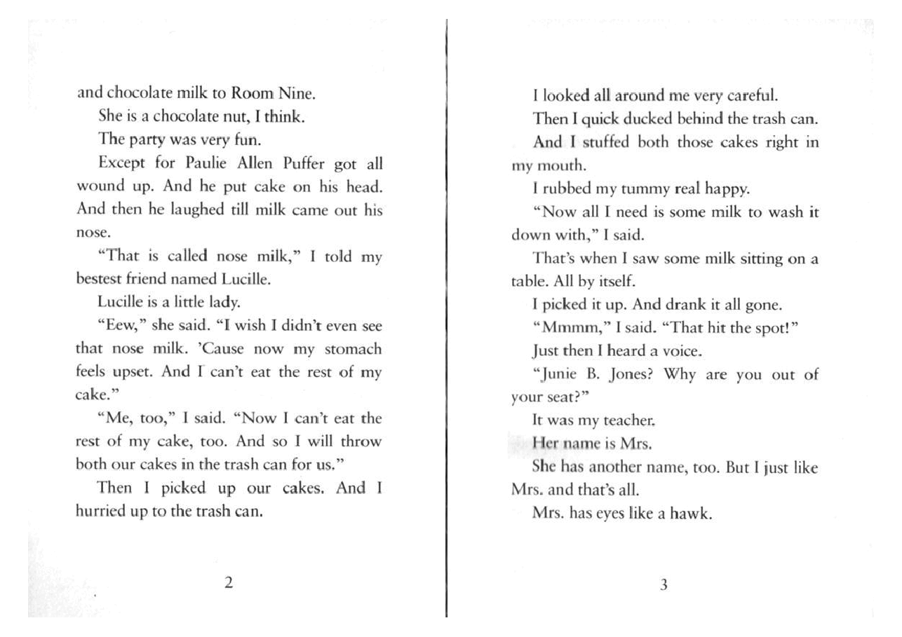06 Junie B. Jones and that Meanie Jim's Birthday扫描版.pdf，第4页预览