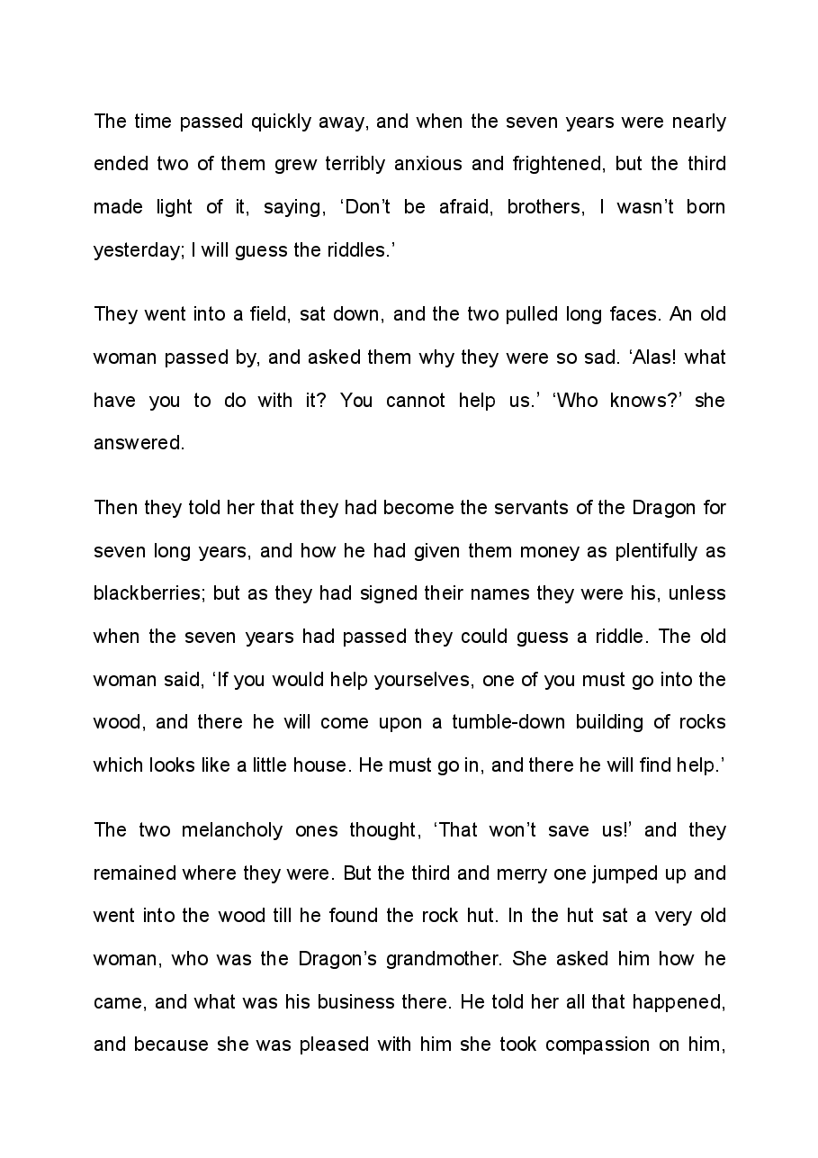 格林童话英文绘本dragon_grandmother.pdf,第3页预览