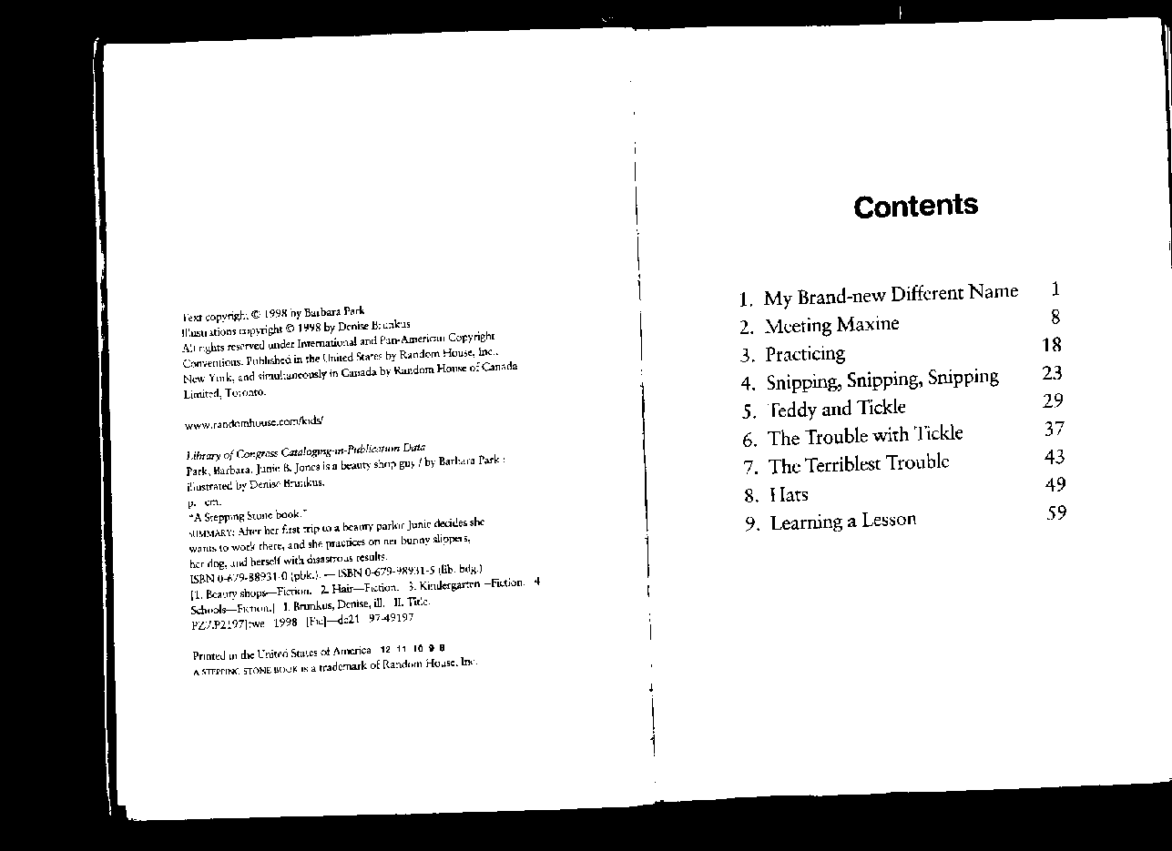 11 Junie B. Jones Is a Beauty Shop Guy扫描版.pdf,第3页预览