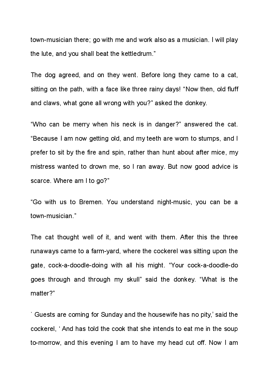 格林童话英文绘本Town_Musicians_of_Breman.pdf,第2页预览