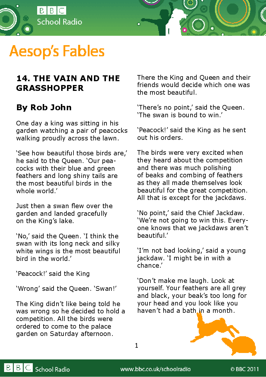 Aesop BBC的伊索寓言40故事14 the_vain_jackdaw.pdf,第1页预览