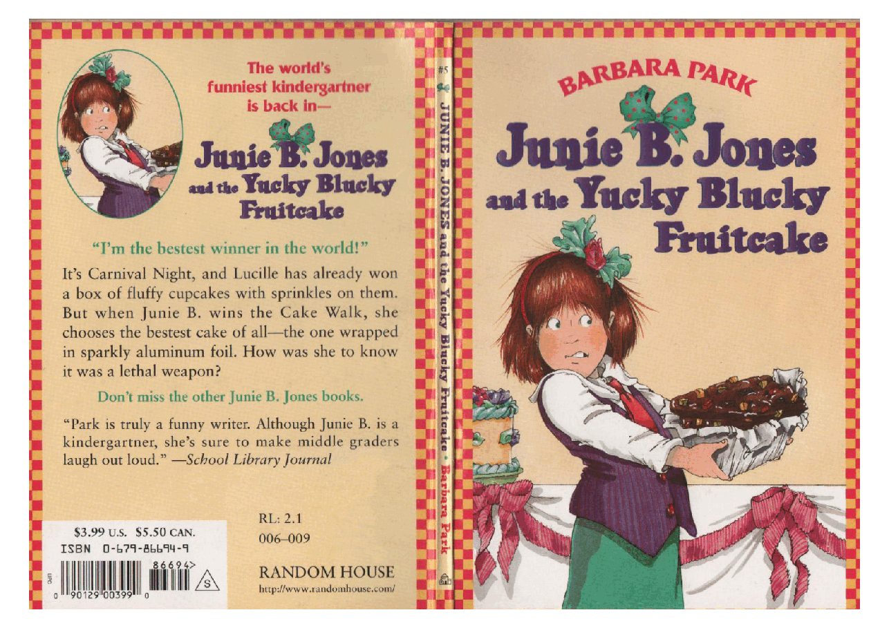 05 Junie B. Jones and the Yucky Blucky Fruitcake扫描版.pdf,第1页预览