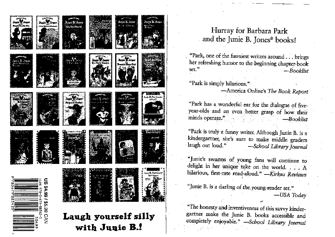 09 Junie B. Jones Is Not a Crook扫描版.pdf,第1页预览