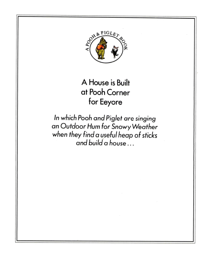 Winnie-the-Pooh 5 A House is Built at Pooh Corner for Eeyore.pdf，第2页预览
