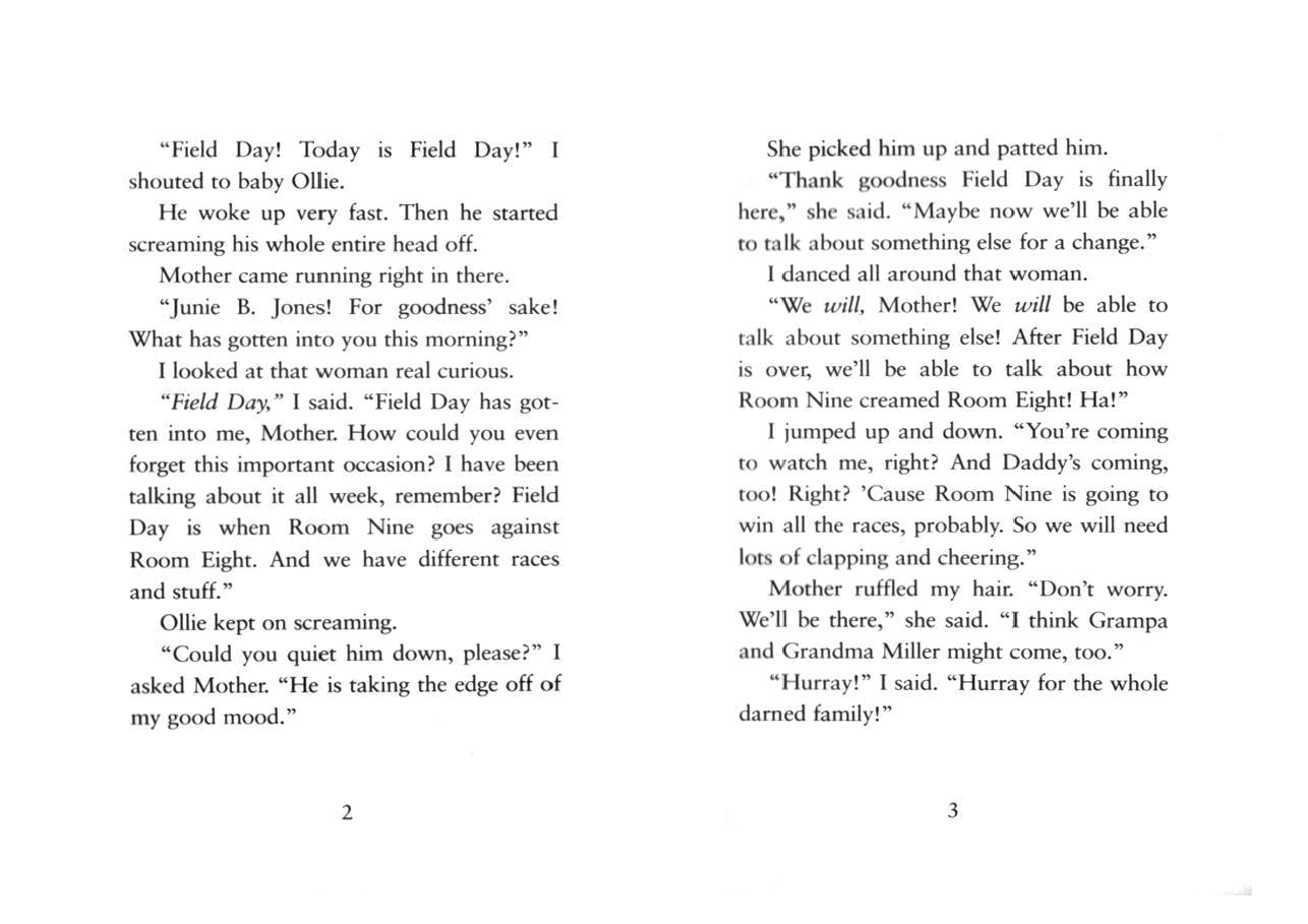 16 Junie B. Jones is Captain Field Day扫描版.pdf,第4页预览