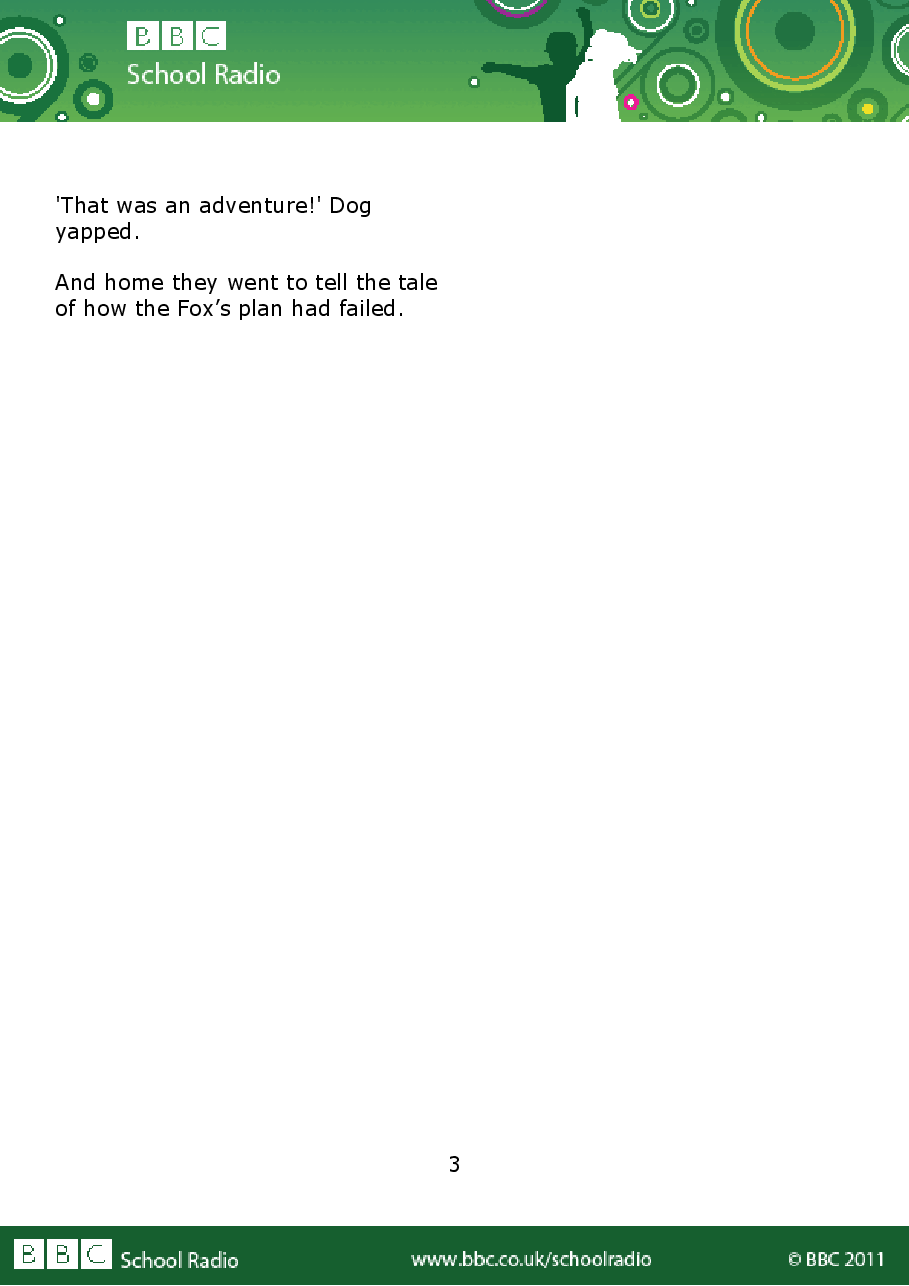 Aesop BBC的伊索寓言40故事09 the_dog_the_cockerel_and_the_fox.pdf,第3页预览