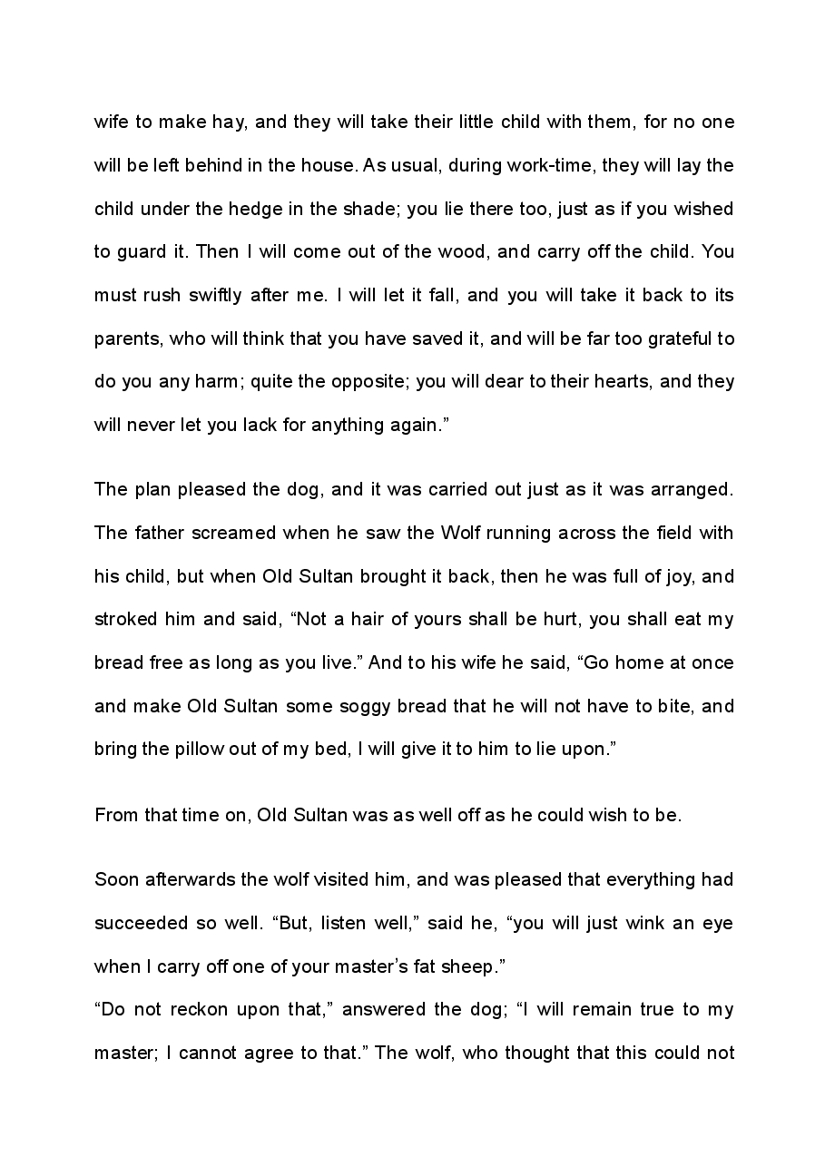 格林童话英文绘本oldsultan.pdf,第2页预览