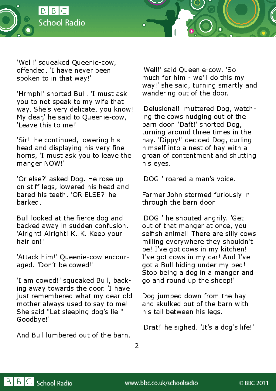 Aesop BBC的伊索寓言40故事30 the_dog_in_the_manger.pdf,第2页预览